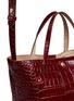  - ELIZABETH AND JAMES - 'Eloise' croc embossed leather tote