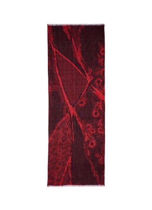Main View - Click To Enlarge - PASHMA - Floral dot print cashmere-silk scarf
