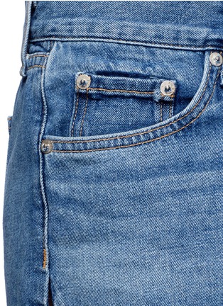 Detail View - Click To Enlarge - RAG & BONE - Released hem denim shorts