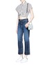 Figure View - Click To Enlarge - RAG & BONE - 'Lou' vintage wash cropped jeans