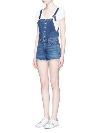 Front View - Click To Enlarge - RAG & BONE - 'Lou' denim overalls