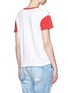 Back View - Click To Enlarge - RAG & BONE - Colourblock Pima cotton T-shirt