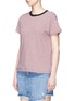 Front View - Click To Enlarge - RAG & BONE - Stripe Pima cotton T-shirt