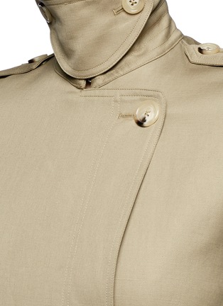 Detail View - Click To Enlarge - HELMUT LANG - Belted twill trench coat