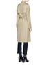 Back View - Click To Enlarge - HELMUT LANG - Belted twill trench coat
