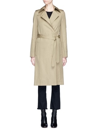 Main View - Click To Enlarge - HELMUT LANG - Belted twill trench coat