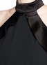 Detail View - Click To Enlarge - ALICE & OLIVIA - 'Roseline' ruffled cold shoulder rompers