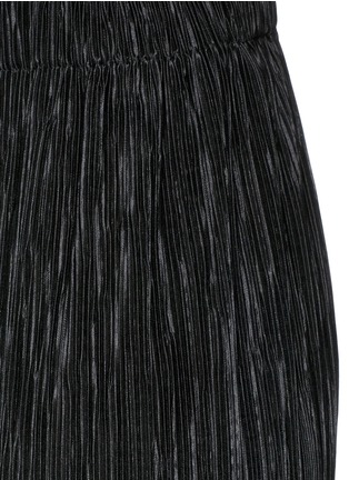 Detail View - Click To Enlarge - ALICE & OLIVIA - 'Elba' cropped plissé pleated pants