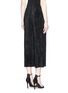 Back View - Click To Enlarge - ALICE & OLIVIA - 'Elba' cropped plissé pleated pants