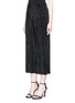 Front View - Click To Enlarge - ALICE & OLIVIA - 'Elba' cropped plissé pleated pants