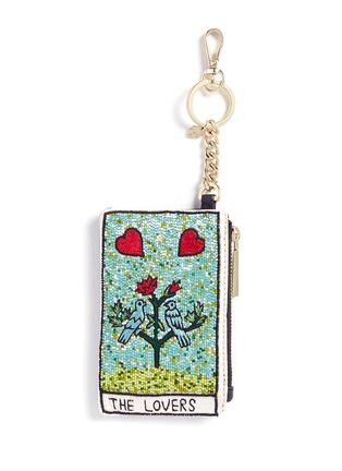 Main View - Click To Enlarge - ALICE & OLIVIA - 'The Lovers' beaded coin purse key charm