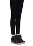 Figure View - Click To Enlarge - ISABEL MARANT ÉTOILE - 'Bobby' perforated suede concealed wedge sneakers