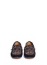 Front View - Click To Enlarge - ISABEL MARANT ÉTOILE - 'Finha' embroidered whipstitch suede moccasin loafers