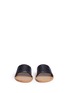 Front View - Click To Enlarge - ISABEL MARANT ÉTOILE - 'Jiany Malick' cross cutout leather slide sandals