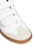 Detail View - Click To Enlarge - ISABEL MARANT ÉTOILE - 'Beth' zigzag edge suede panel leather sneakers