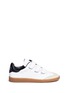 Main View - Click To Enlarge - ISABEL MARANT ÉTOILE - 'Beth' zigzag edge suede panel leather sneakers