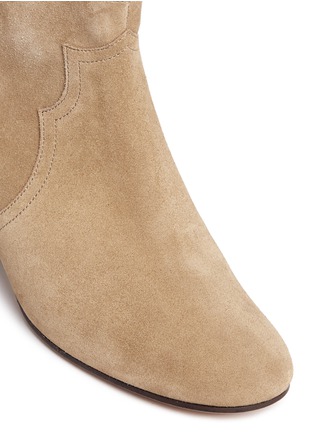 Detail View - Click To Enlarge - ISABEL MARANT ÉTOILE - 'Dicker' calfskin suede boots