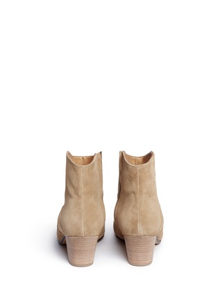 Back View - Click To Enlarge - ISABEL MARANT ÉTOILE - 'Dicker' calfskin suede boots