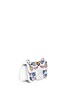 Figure View - Click To Enlarge - ALEXANDER MCQUEEN - 'Insigna' floral embellished leather satchel