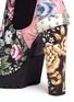 Detail View - Click To Enlarge - ALEXANDER MCQUEEN - Embroidered floral print stud leather Chelsea boots
