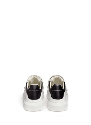 Back View - Click To Enlarge - ALEXANDER MCQUEEN - 'Oversized Sneaker' in leather