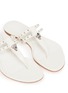 ALEXANDER MCQUEEN - King skull and star stud leather thong sandals