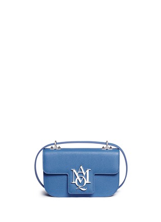 Main View - Click To Enlarge - ALEXANDER MCQUEEN - 'Insignia' leather crossbody satchel