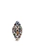 Main View - Click To Enlarge - LANVIN - 'Ginger' glass crystal fretwork vertical ring