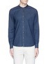 Main View - Click To Enlarge - ALTEA - Mandarin collar denim shirt