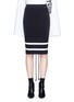 Main View - Click To Enlarge - FENTY PUMA BY RIHANNA - lacing stripe knit pencil skirt