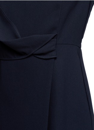 Detail View - Click To Enlarge - TOPSHOP - Drape front crepe shift dress