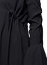 Detail View - Click To Enlarge - ELLERY - 'Inez' pussybow ruched crepe shirt dress