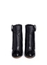 Front View - Click To Enlarge - ELLERY - 'Suzanna' oversized bow leather ankle boots