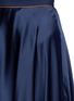 Detail View - Click To Enlarge - ROKSANDA - 'Hedder' silk satin seersucker skirt