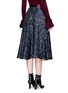 Back View - Click To Enlarge - ROKSANDA - 'Dearden' abstract print silk skirt