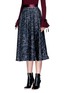 Front View - Click To Enlarge - ROKSANDA - 'Dearden' abstract print silk skirt