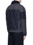 Back View - Click To Enlarge - THE WORLD IS YOUR OYSTER - Removable collar diamond insert blouson jacket