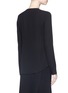 Back View - Click To Enlarge - THEORY - 'Meniph' silk georgette long sleeve top