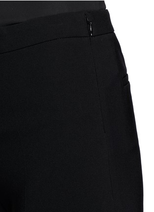 Detail View - Click To Enlarge - THEORY - 'Laleenka C' satin cuff cropped pants