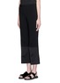Front View - Click To Enlarge - THEORY - 'Laleenka C' satin cuff cropped pants