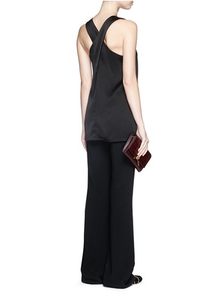 Figure View - Click To Enlarge - THEORY - 'Parieom' satin sleeveless tunic
