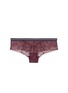 Main View - Click To Enlarge - 72930 - 'Dragonfly' elastic waistband lace boy shorts