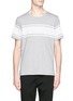 Main View - Click To Enlarge - DENHAM - 'Bolt Stripe' print cotton T-shirt