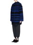 Front View - Click To Enlarge - STELLA MCCARTNEY - Variegated stripe jacquard felted wool jacket
