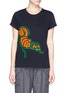 Main View - Click To Enlarge - STELLA MCCARTNEY - Tiger embroidery cotton T-shirt