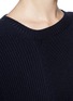 Detail View - Click To Enlarge - STELLA MCCARTNEY - Asymmetric hem wool chunky sweater dress
