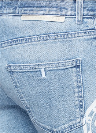 Detail View - Click To Enlarge - STELLA MCCARTNEY - Tiger print boyfriend jeans