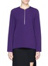 Main View - Click To Enlarge - STELLA MCCARTNEY - Stretch cady zip top