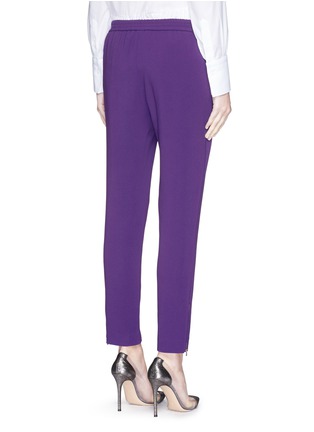 Back View - Click To Enlarge - STELLA MCCARTNEY - Zip cuff jogging pants