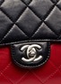 Detail View - Click To Enlarge - VINTAGE CHANEL - Colourblock quilted lambskin leather flap bag